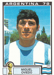 Miguel Oviedo WC 1978 Argentina samolepka Panini World Cup Story #98